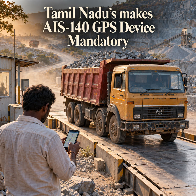 Tamil Nadu’s makes AIS-140 GPS Device Mandatory for Transport Vehicles.